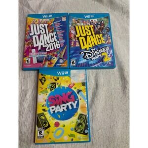 Wii U Just Dance Disney Party family bundle